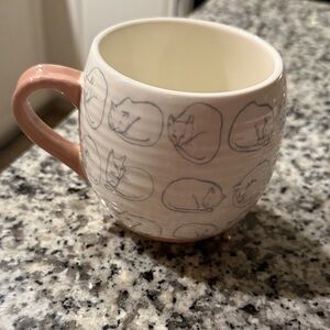 Anthropologie Ivory Ceramic Bowl